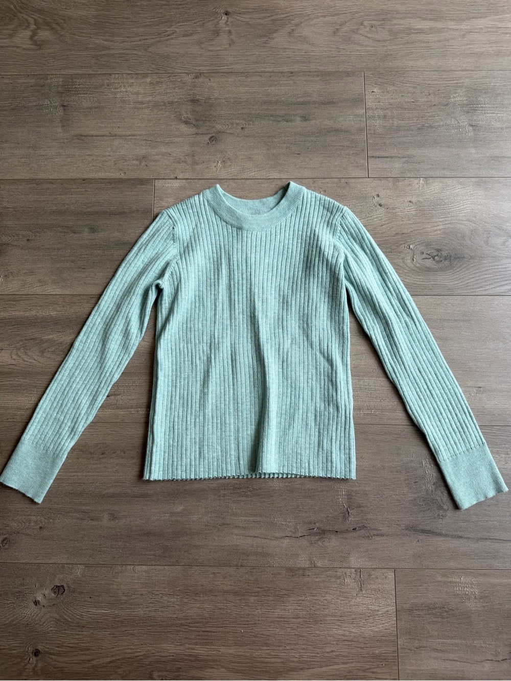 NWT Zara Seafoam green ribbed sweater - size 9-10